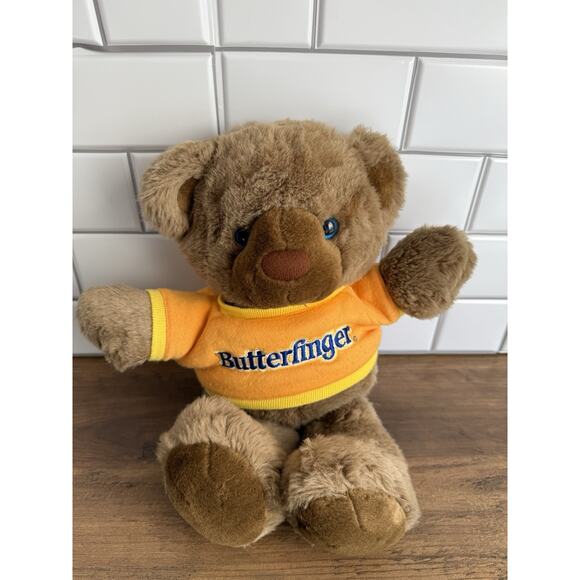 1987 Nabisco Plush Butterfinger Bear 15" Stuffed Animal in Candybar T-Shirt - Picture 8 of 8